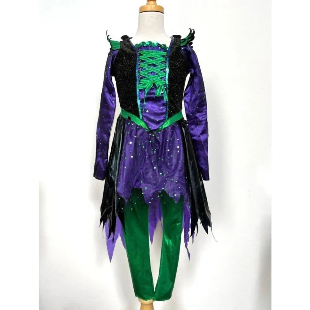 NEW Teetot Toddler Kids 5/6 3-piece Witch Costume